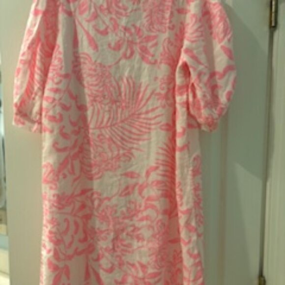 Lilly Pulitzer NWT Maleigh Dress, Rousseau Pink Glisten in the Sun, Size 6 - Picture 2 of 4
